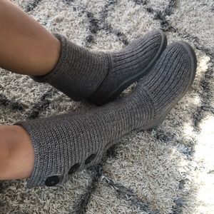 Ugg grey knit boots